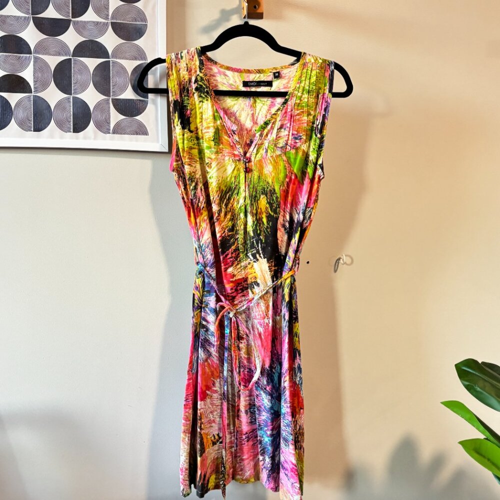 Multicolor sundress 100% cotton bought in Europe - Picture 4 of 12
